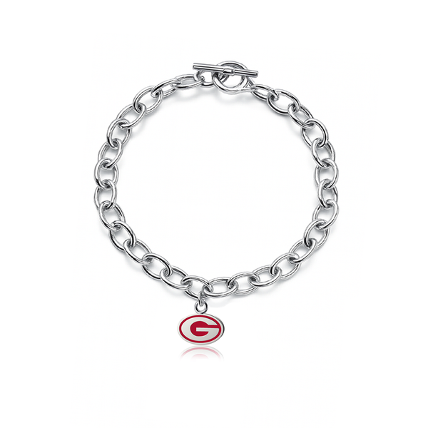 University of Georgia Link Bracelet - Enamel