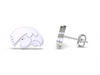 University of Iowa Stud Earrings - Silver