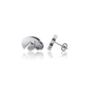 University of Iowa Stud Earrings - Silver