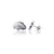 University of Iowa Stud Earrings - Silver