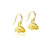 University of Iowa Dangle Earrings - Gold