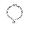 University of Iowa Link Bracelet - Silver