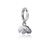 University of Iowa Bracelet Charm - Silver