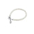 Indiana University Pearl Bracelet - Silver
