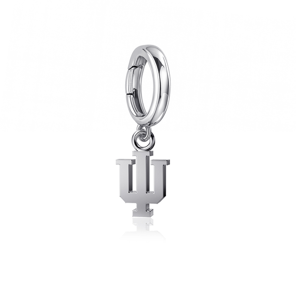 Indiana University Bracelet Charm - Silver