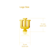 Indiana University Stud Earrings - Gold