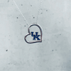 University of Kentucky Heart Necklace - Enamel