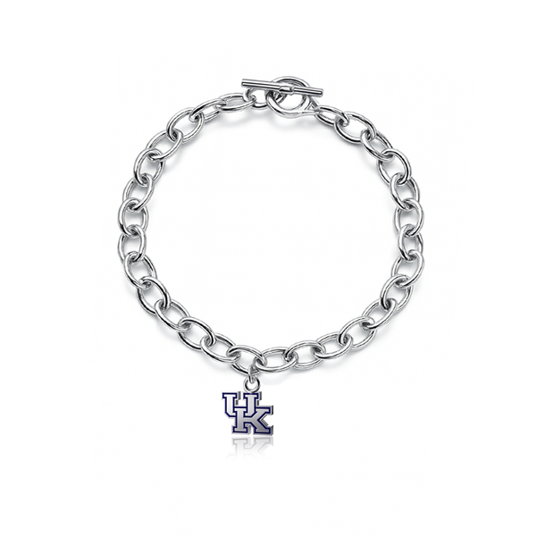 Kentucky University Link Bracelet - Silver