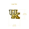 University of Kentucky Stud Earrings - Gold