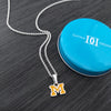 University of Michigan Pendant Necklace - Enamel