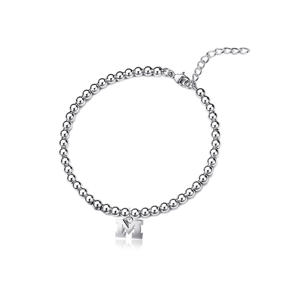 University of Michigan Beaded Bracelet