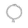 University of Michigan Link Bracelet - Silver