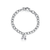 University of Michigan Link Bracelet - Silver