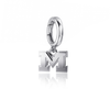 University of Michigan Bracelet Charm - Silver