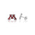 University of Minnesota Stud Earrings - Enamel