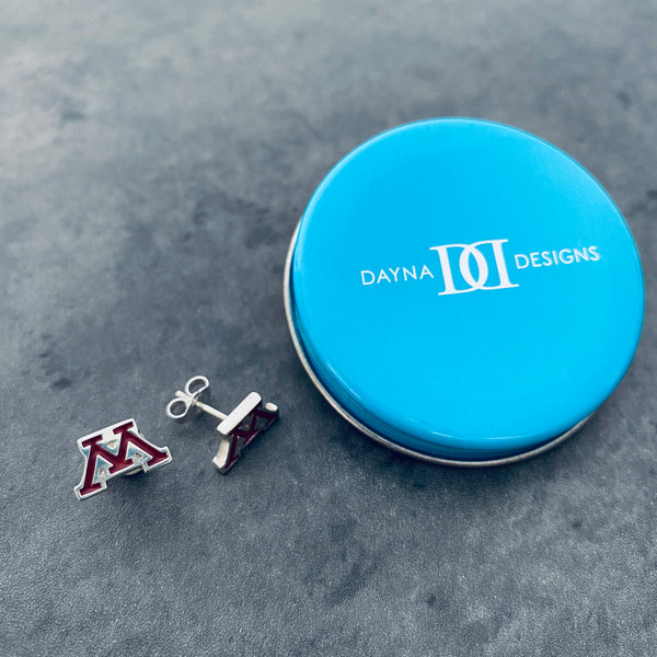 University of Minnesota Stud Earrings - Enamel