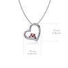 University of Minnesota Heart Necklace - Enamel