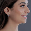 University of North Carolina Dangle Earrings - Silver