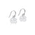 University of North Carolina Dangle Earrings - Silver