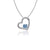 University of North Carolina Heart Necklace - Enamel