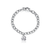 University of North Carolina Link Bracelet - Silver