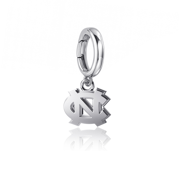 University of North Carolina Bracelet Charm - Silver