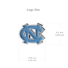 University of North Carolina Stud Earrings - Enamel