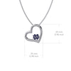 University of Notre Dame Heart Necklace - Enamel