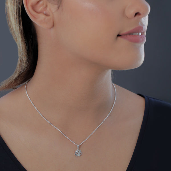 University of Notre Dame Pendant Necklace - Silver