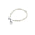 University of Notre Dame Pearl Bracelet- Silver