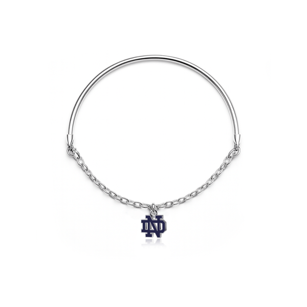 University of Notre Dame Moon Bracelet - Enamel