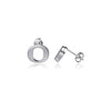 University of Oregon Stud Earrings - Silver