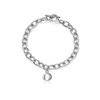 University of Oregon Link Bracelet - Silver