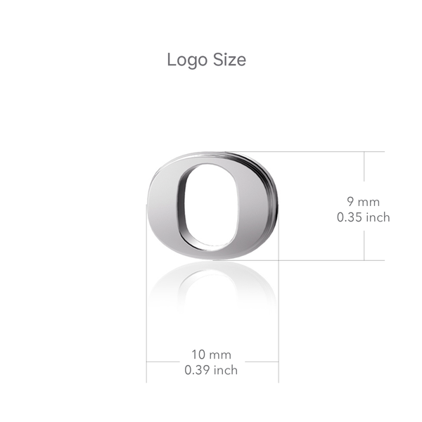 University of Oregon Link Bracelet - Silver