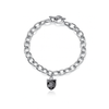 US Military Academy Black Knights Link Bracelet - Enamel
