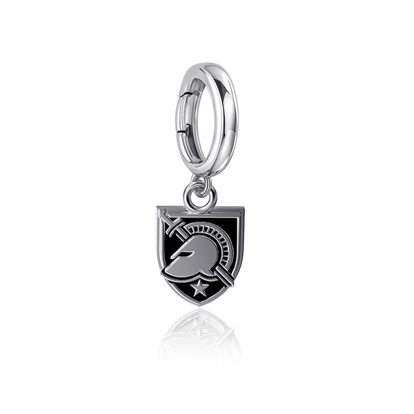US Military Academy Black Knights Bracelet Charm - Enamel