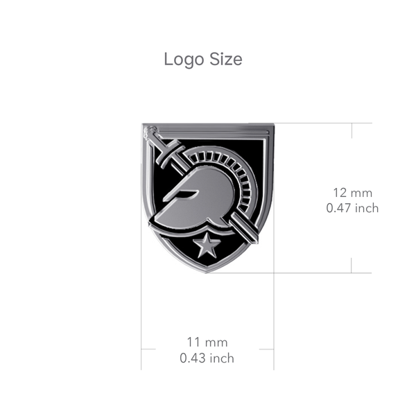 US Military Academy Black Knights Bracelet Charm - Enamel