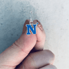US Naval Academy Dangle Earrings - Enamel