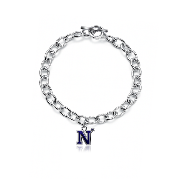 US Naval Academy Link Bracelet - Enamel
