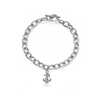 US Naval Academy Link Bracelet - Silver