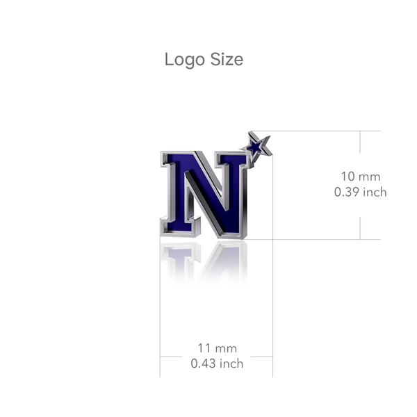 US Naval Academy Bracelet Charm - Enamel