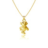 University of Wisconsin Pendant Necklace - Gold