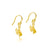 University of Wyoming Dangle Earrings - Gold