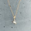 University of Wyoming Pendant Necklace - Gold
