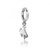 University of Wyoming Bracelet Charm - Silver