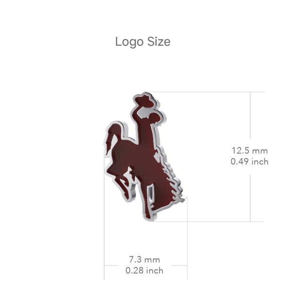 University of Wyoming Stud Earrings - Enamel