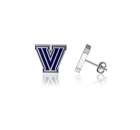 Villanova University Post Earrings - Enamel
