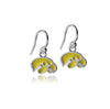 University of Iowa Dangle Earrings - Enamel