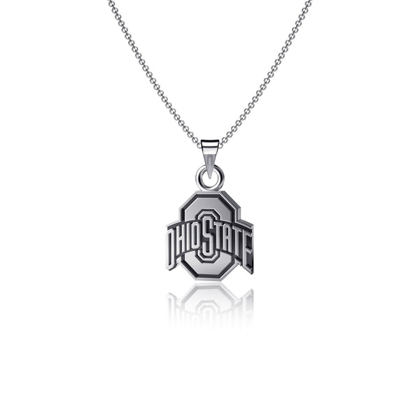 Ohio State University Pendant Necklace - Silver
