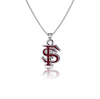 Florida State University Pendant Necklace - Enamel